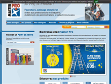 Tablet Screenshot of masterpro.fr